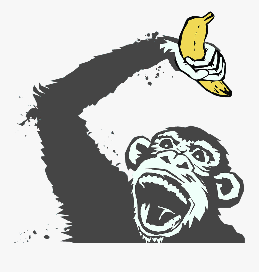 Transparent Sloth Png - Crazy Monkey Png, Transparent Clipart