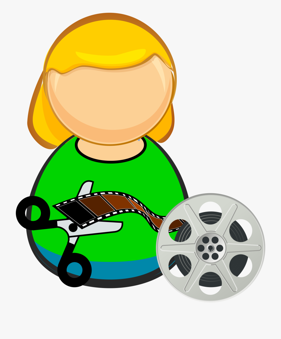 Reel Art Film Movie Projector Clapperboard - Movie Reel Clip Art, Transparent Clipart