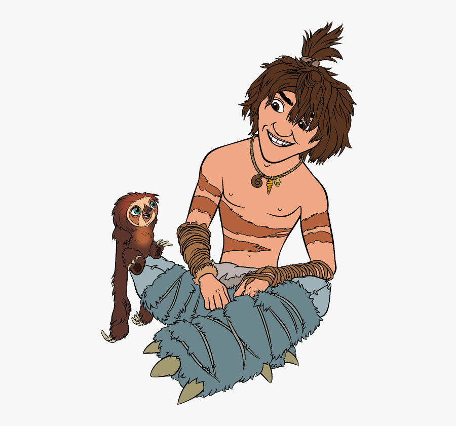 Guy And Belt Croods Drawing, Transparent Clipart