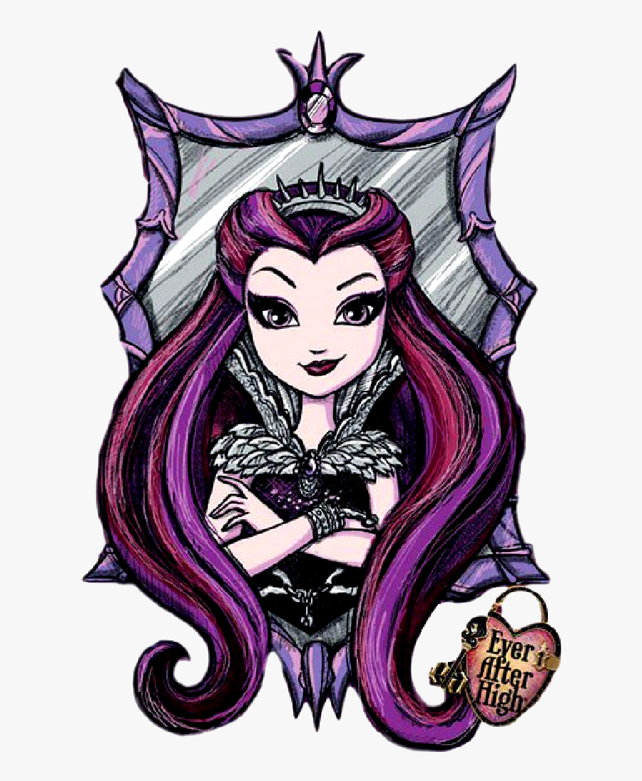 Apple White And Raven Queen Book Art Ever After High - Ever After High Raven Queen Art, Transparent Clipart