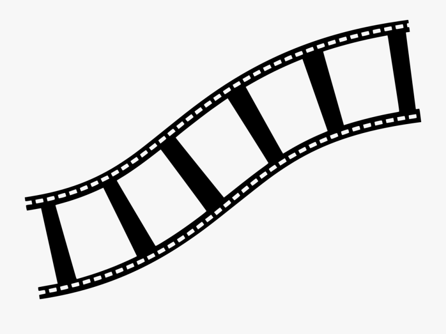 Clip Art Black And White Film Clip Photograph - Film Strip Clip Art, Transparent Clipart