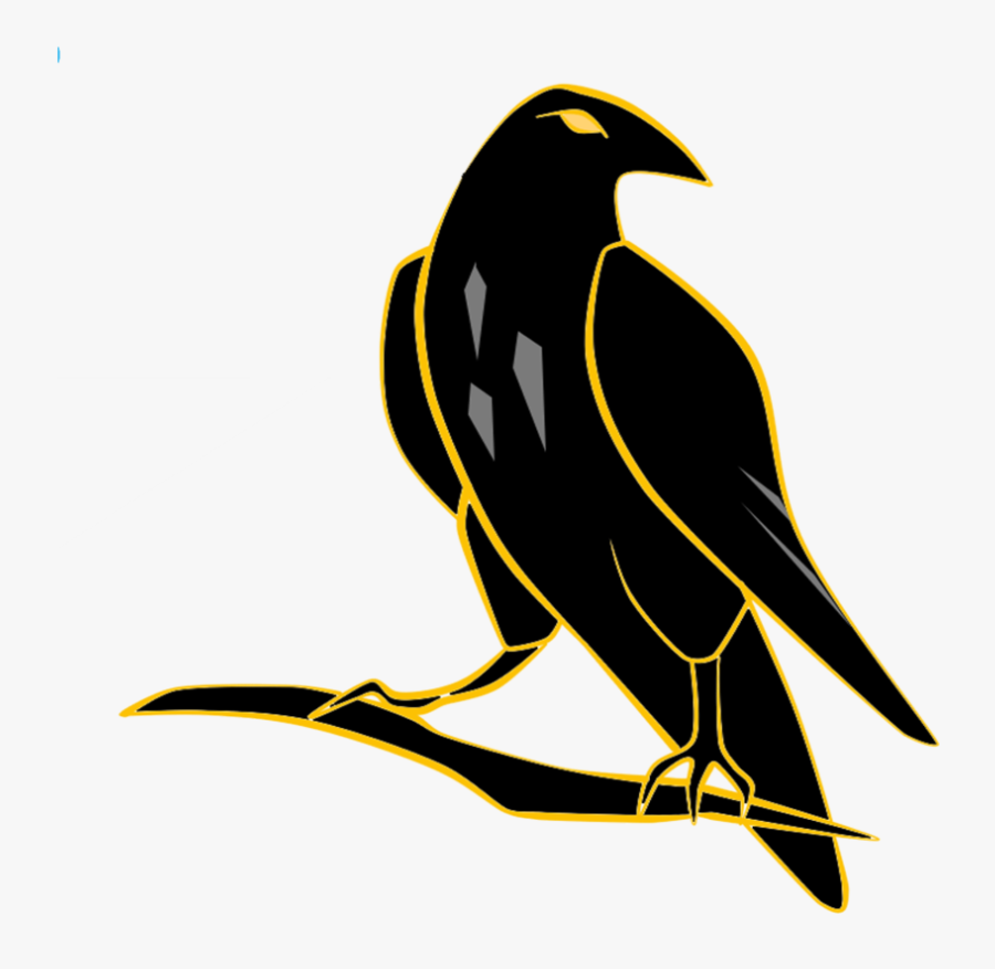 Perched Raven Cutie Mark By Eddywardster - Perching Bird, Transparent Clipart