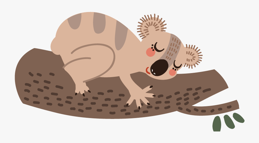 Koala Wombat Bear Cartoon Sloth - Cute Animals Sloth Design Png, Transparent Clipart