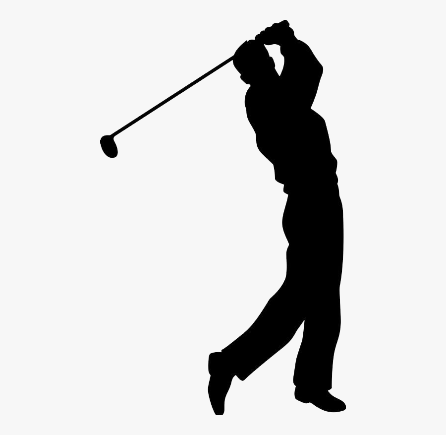 Golf Course Fore - Golf Silhouette Transparent Background, Transparent Clipart