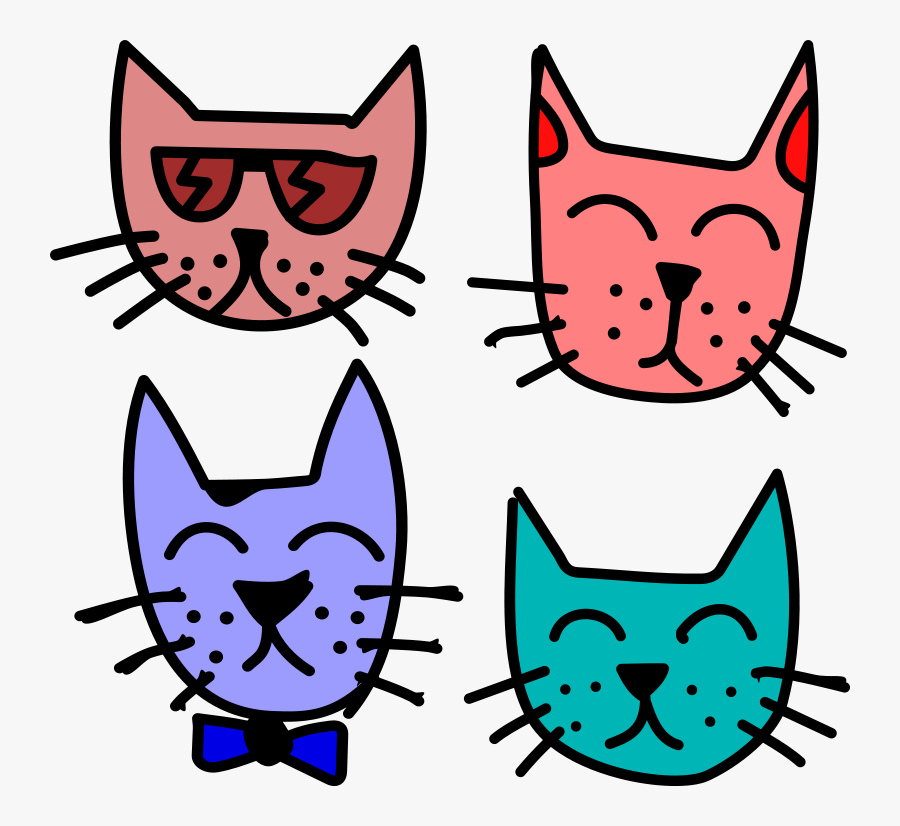 Cats Clipart, Transparent Clipart