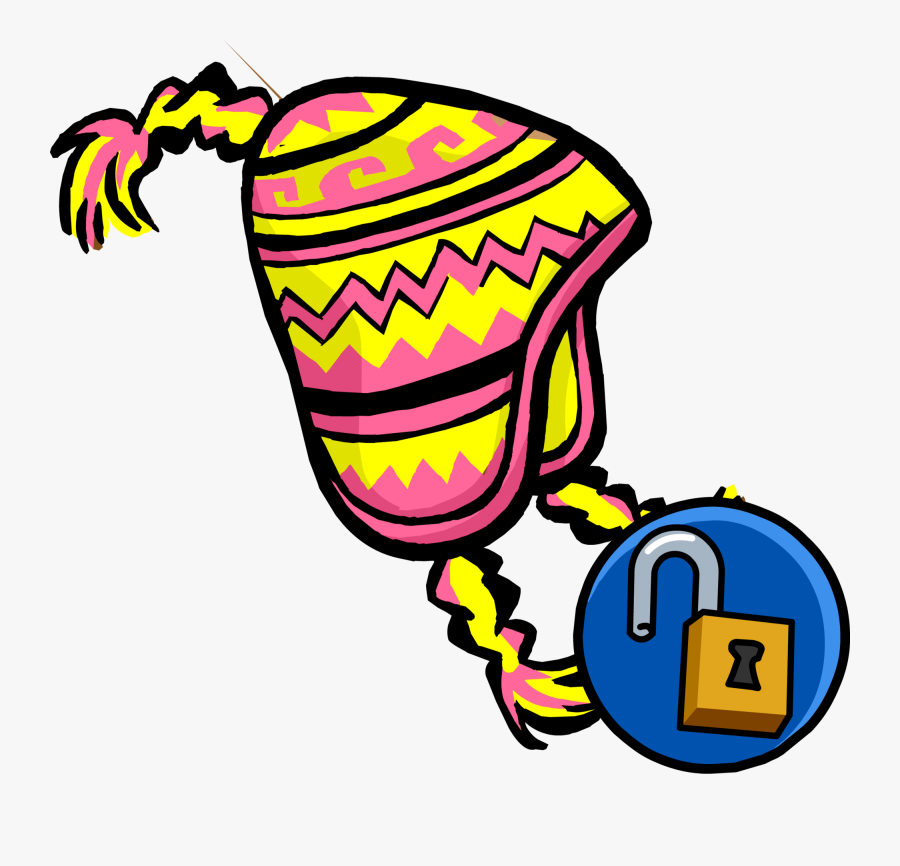 Pink And Yellow Chullo - Chullos En Png, Transparent Clipart