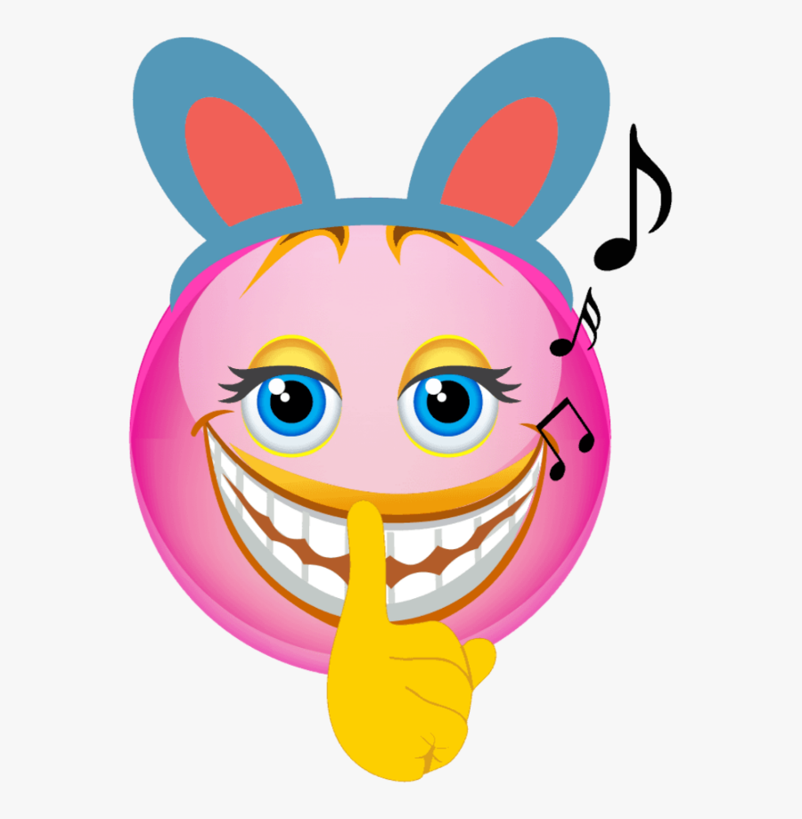#mq #pink #ears #quiet #emoji #emojis - Cartoon, Transparent Clipart