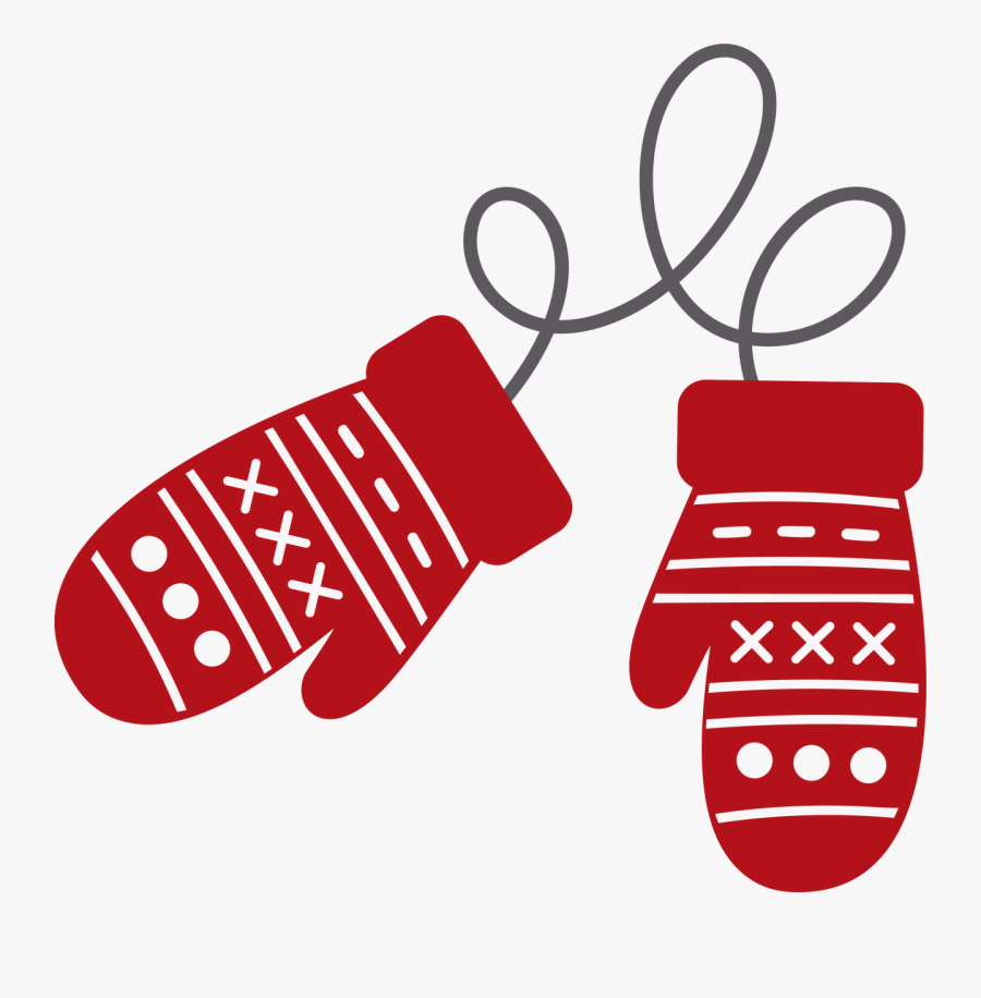 Mittens Svg Cut File, Transparent Clipart