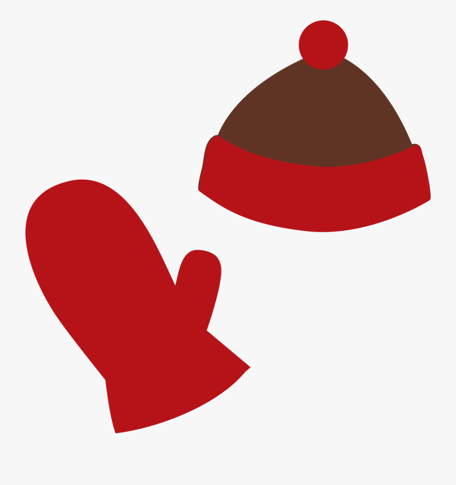 Hat And Mitten Svg Cut File, Transparent Clipart