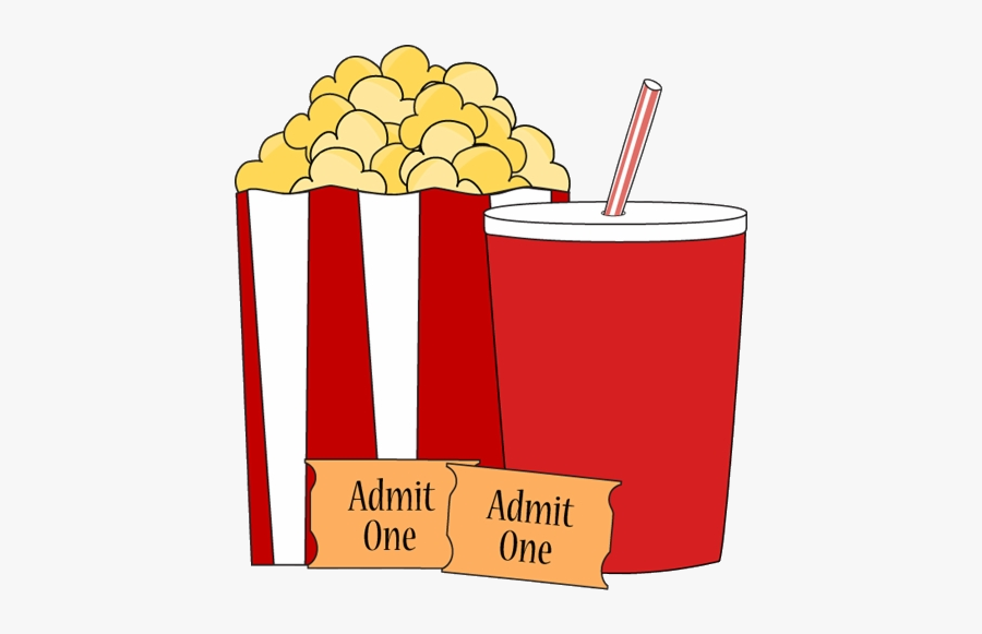 Popcorn Movie And Drink Clip Art Image Clipart Of Tickets - Hollywood Classroom Rules, Transparent Clipart