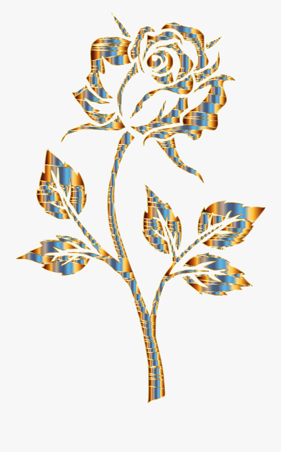 Clipart - Clip Art Rose Flowers, Transparent Clipart