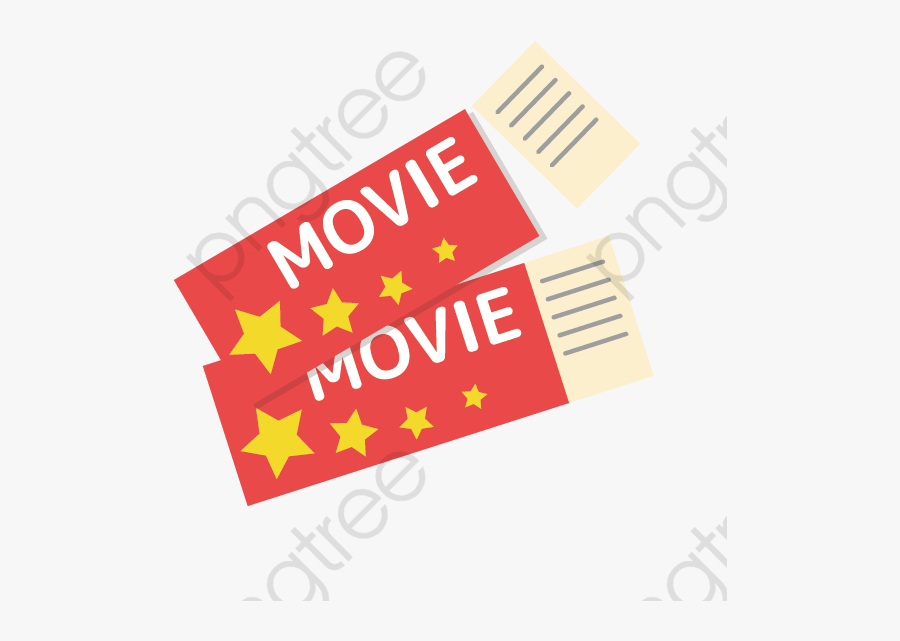 Ticket Clipart Red - Label, Transparent Clipart