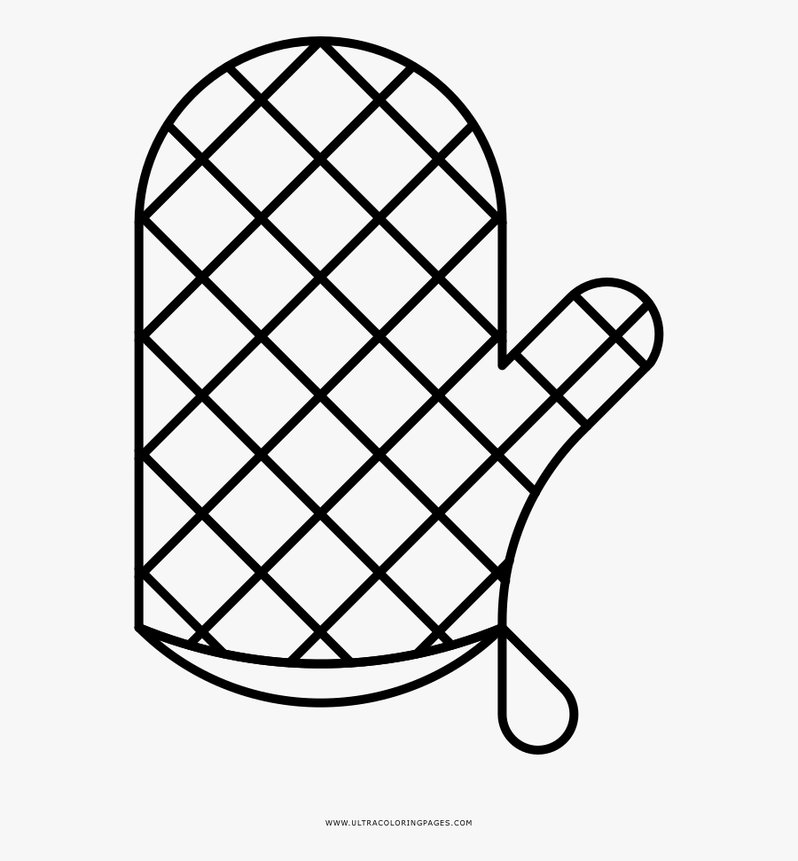 Mitten Coloring Page - Celtic, Transparent Clipart