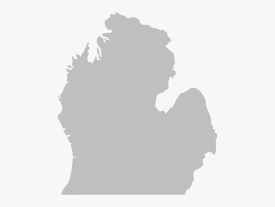 Michigan Mitten Clip Art - Clip Art Michigan State Outline, Transparent Clipart