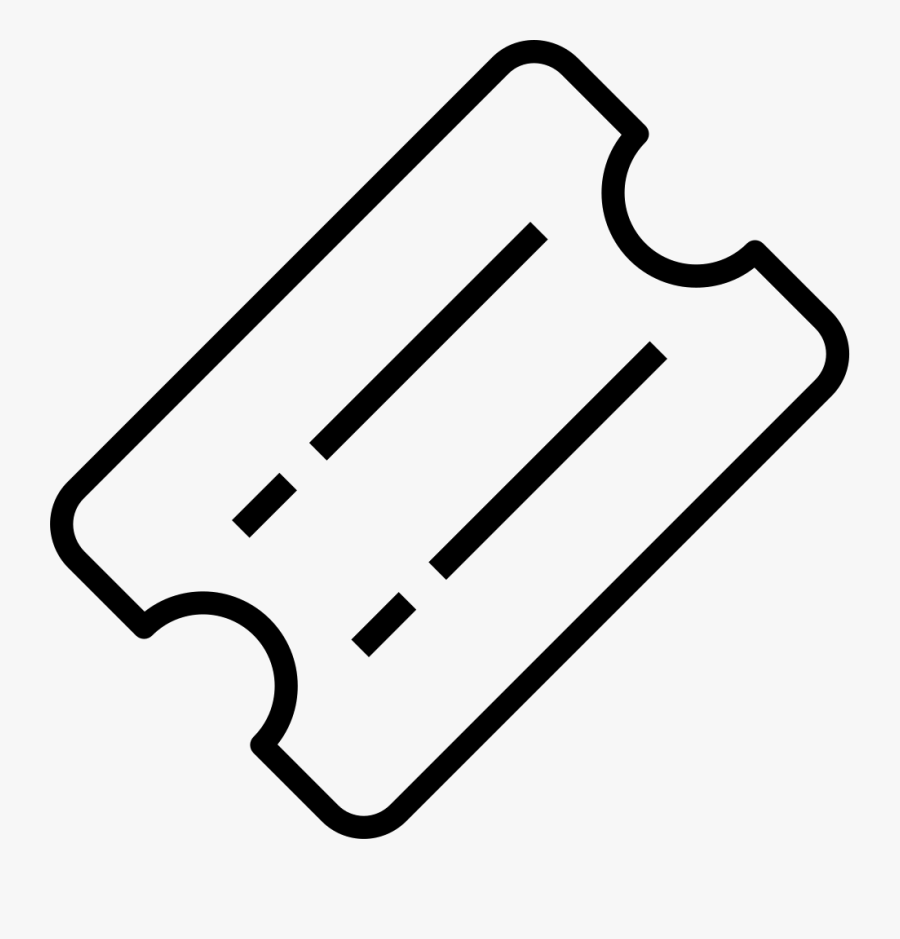 Movie Ticket - Metro Ticket Icon Png, Transparent Clipart