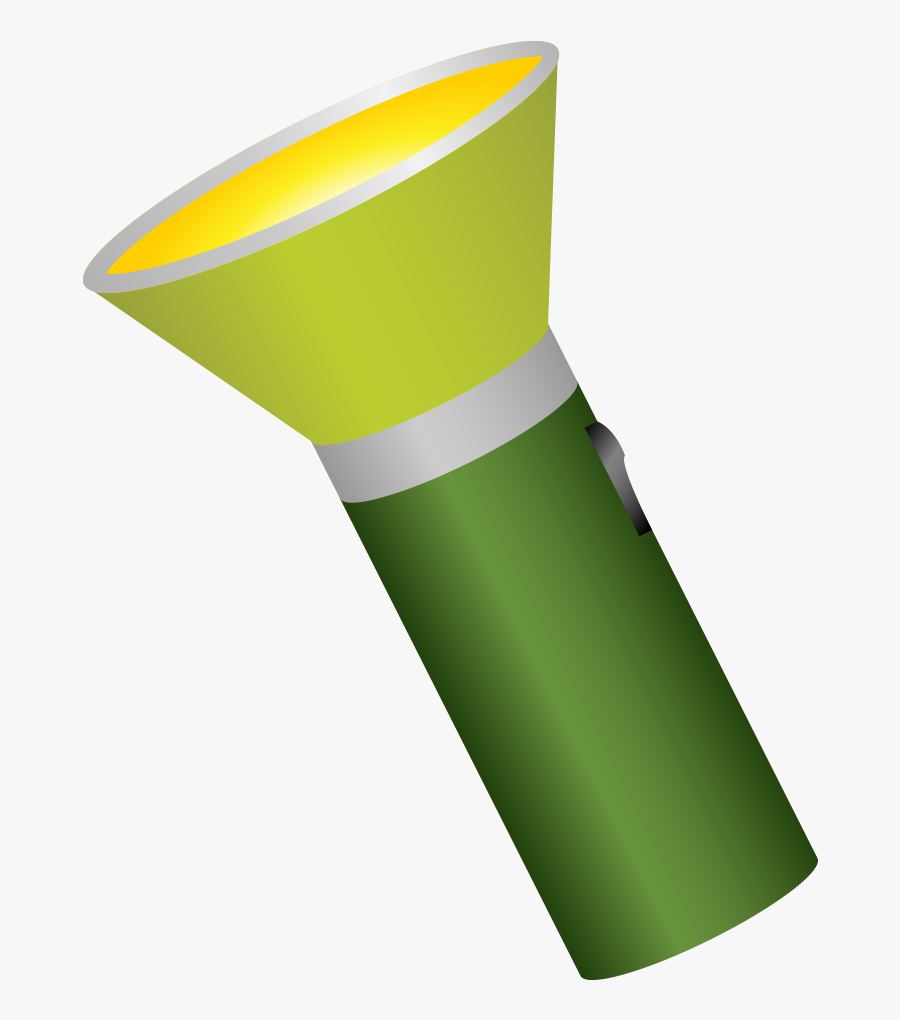 Flashlight Cartoon Png Image High Quality Clipart - Flashlight Cylinder Cartoon Png, Transparent Clipart