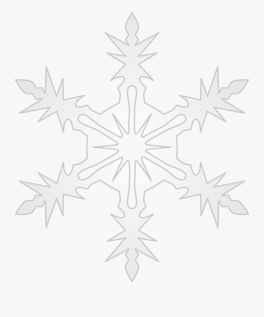 Snowflake - Sword Flat Design, Transparent Clipart