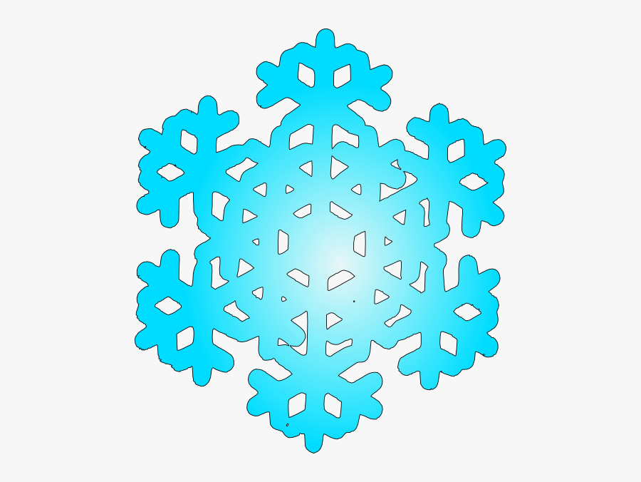 Blue Snow Flake Svg Clip Arts - Icon, Transparent Clipart