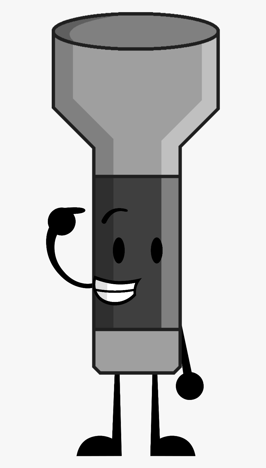 Transparent Flashlight Clipart - Object Oppose Flashlight, Transparent Clipart