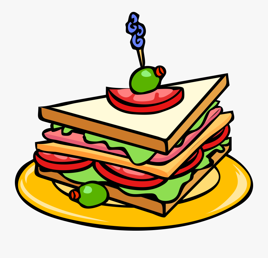 Transparent Snacks Icon Png - Sandwich Clipart, Transparent Clipart