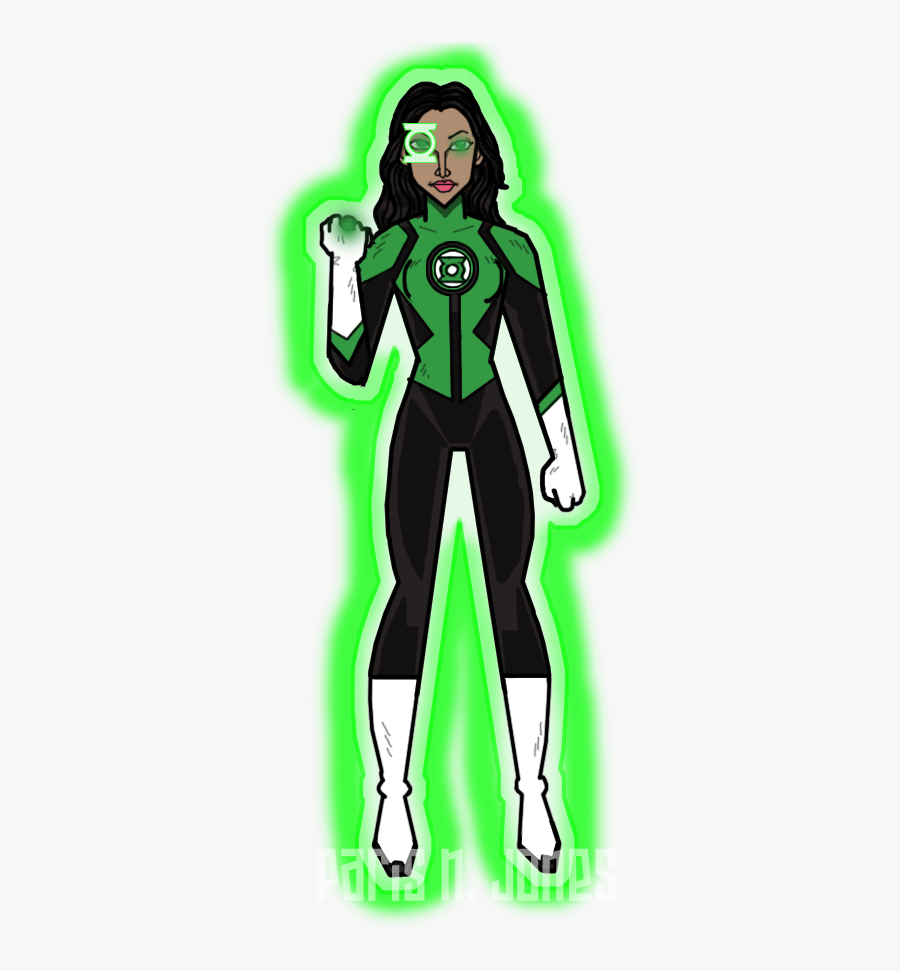 Green Lantern By Parisnjones Clipart , Png Download - Jessica Cruz Green Lantern Deviantart, Transparent Clipart