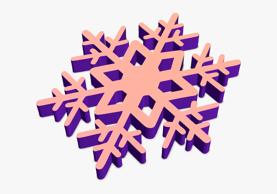 Snowflake Template Using Noun Project Clipart , Png, Transparent Clipart