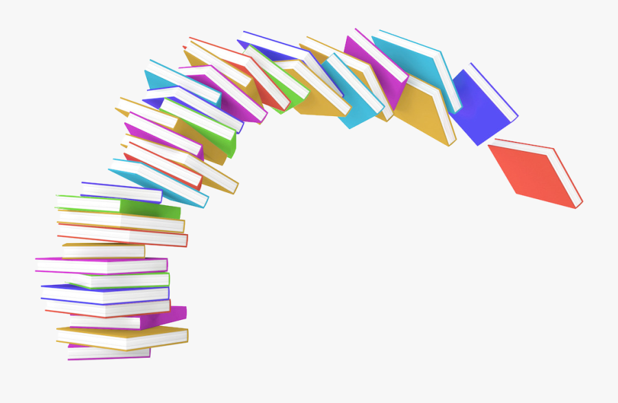 Stock Photography Book Royalty - Falling Stack Of Books, Transparent Clipart