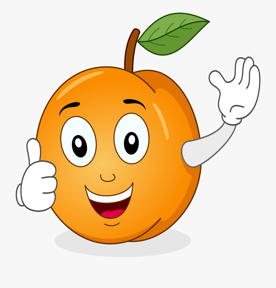 Funtime Fruits Tasty Healthy Snacks For Kids Juicy - Smiling Peach, Transparent Clipart