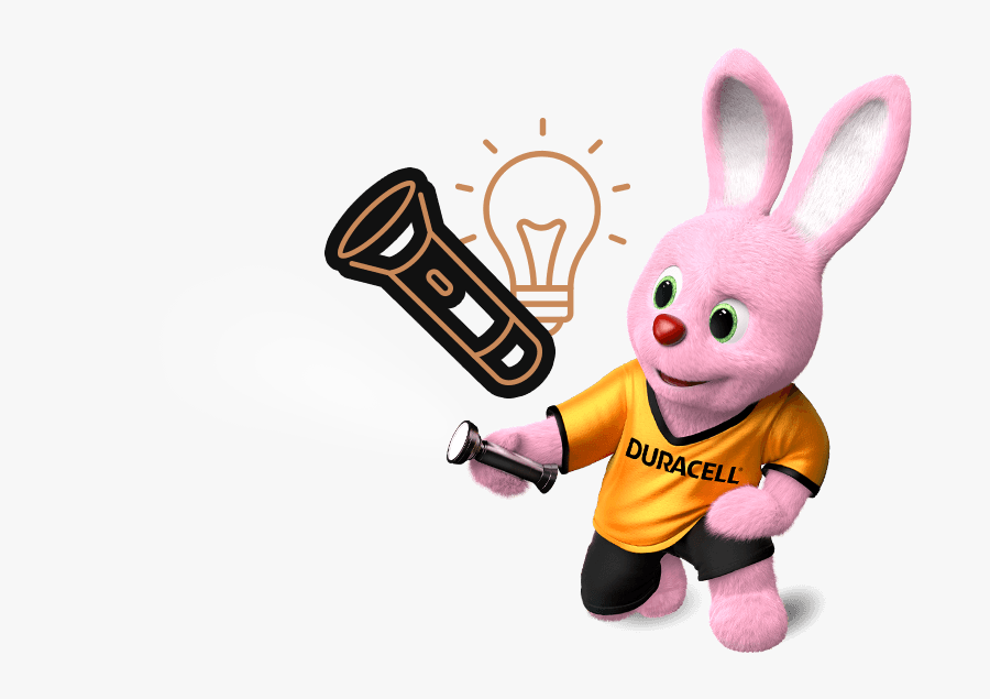 Lights And Flashlights - Duracell Bunny Png, Transparent Clipart