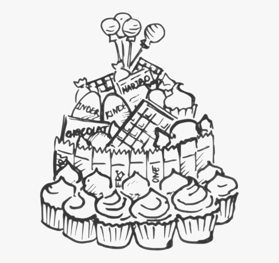 Cupcake, Transparent Clipart