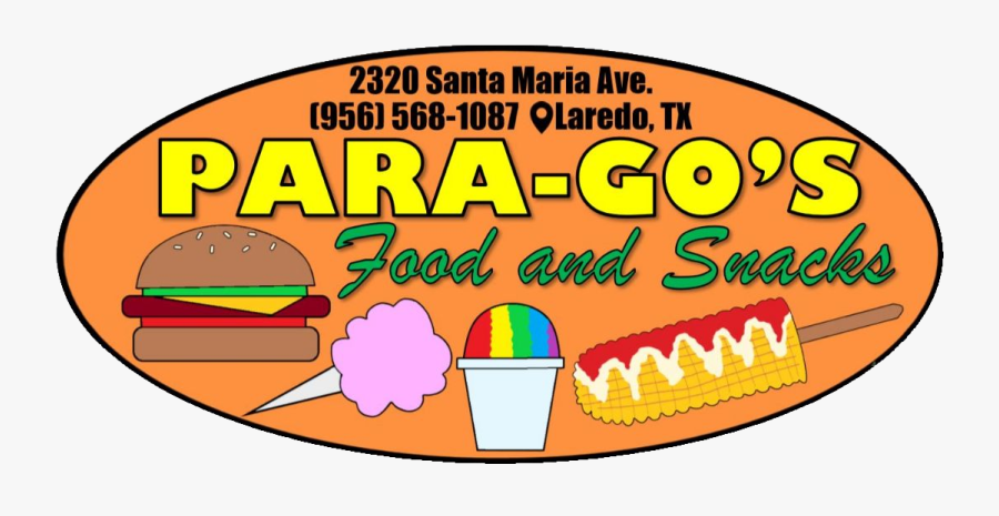 Para-go"s Food And Snacks, Transparent Clipart