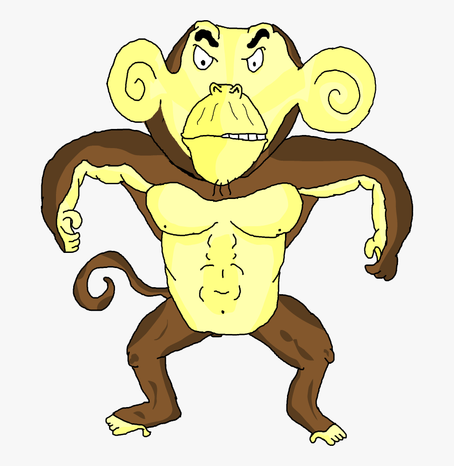 Gorilla - Cartoon, Transparent Clipart
