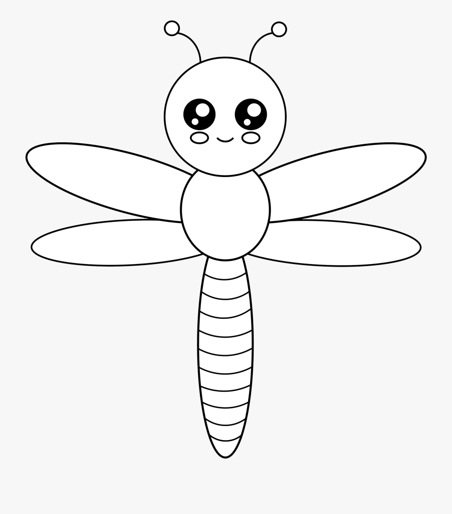Free Cute Dragonfly - Net-winged Insects, Transparent Clipart