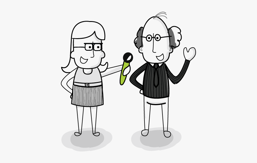 Expert Interview - Cartoon, Transparent Clipart