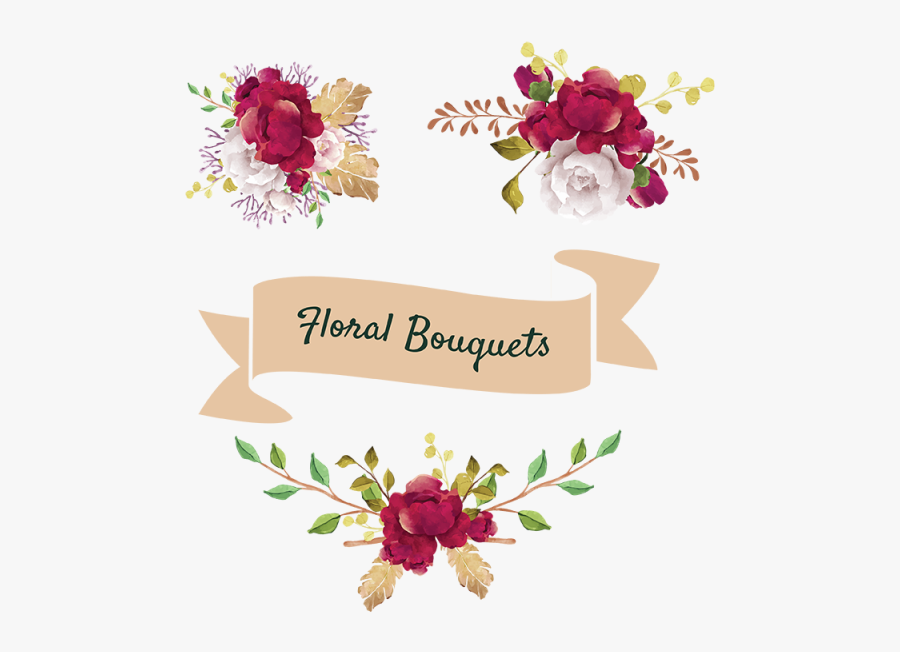 Flower Bouquets, Floral, Bouquets, Flower Png And Vector - Ramilletes De Flores Png, Transparent Clipart