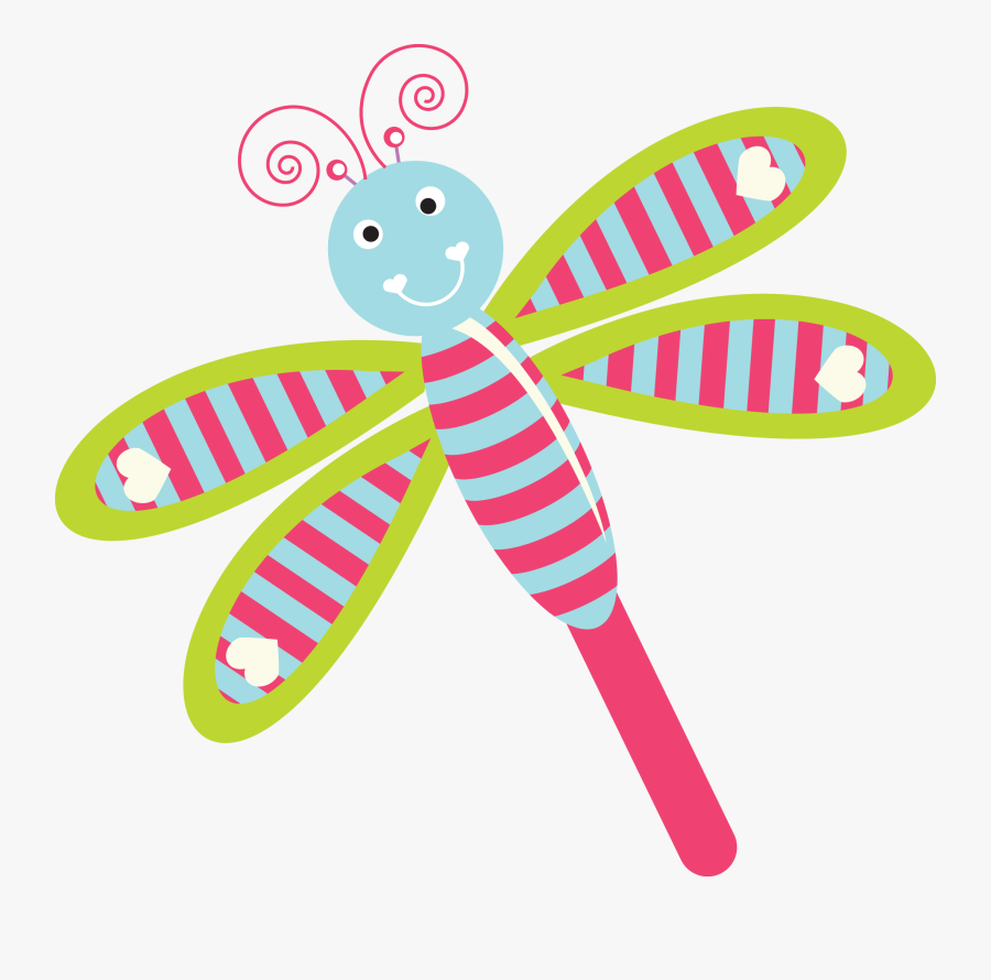 Flower Clipart Dragonfly - Bugs Clipart, Transparent Clipart
