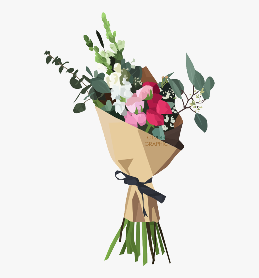 Bouquet Of Flowers Png, Transparent Clipart