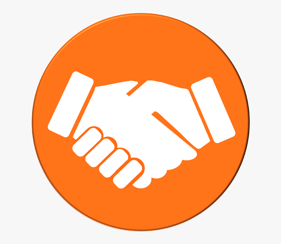 Build-trust - Green Hand Shake Icon, Transparent Clipart