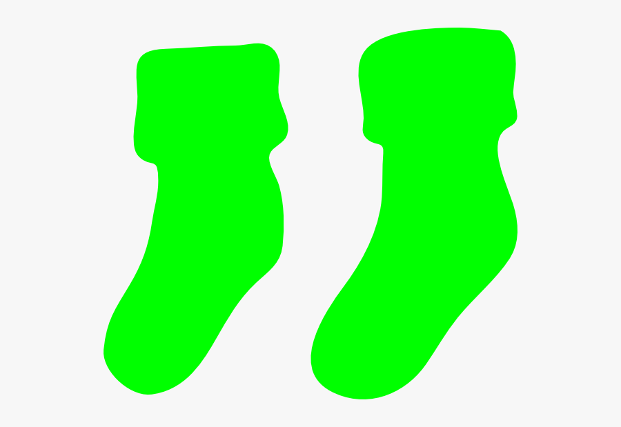 Green Sock Clipart, Transparent Clipart