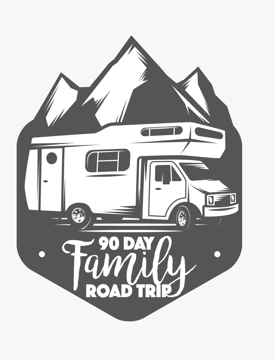 Clip Art Family Road Trip Clip Art - Family Road Trip Logo, Transparent Clipart