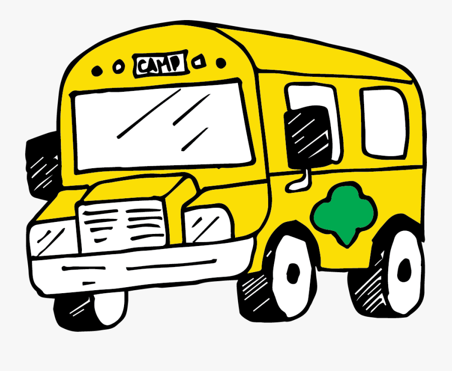 Bus Clipart Summer Camp - Summer Camp Bus Transparent, Transparent Clipart