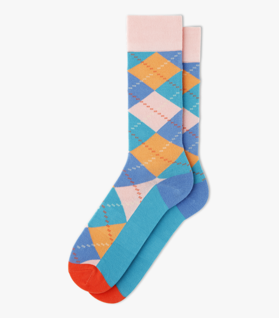 Fun Socks Men"s Argyle Socks Clipart , Png Download - Sock, Transparent Clipart