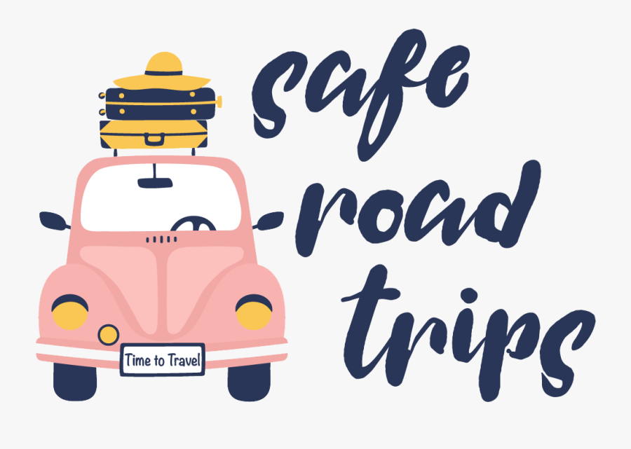 Car With Suitcases, Transparent Clipart