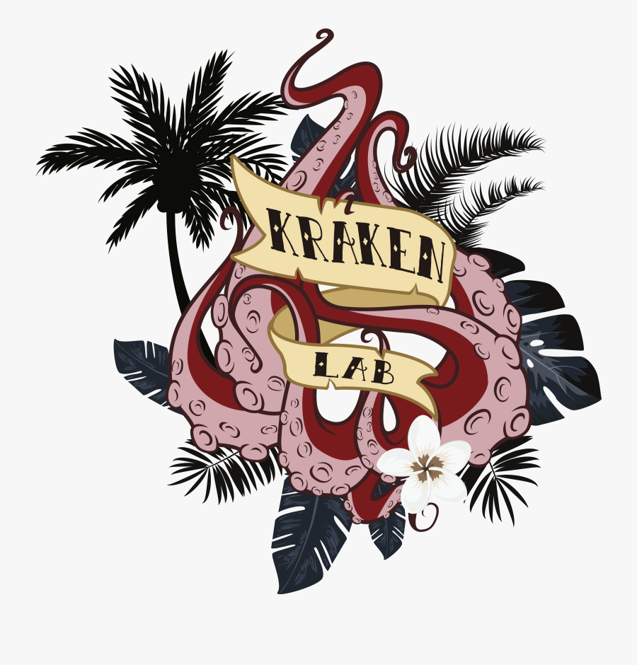 Kraken Logo, Transparent Clipart