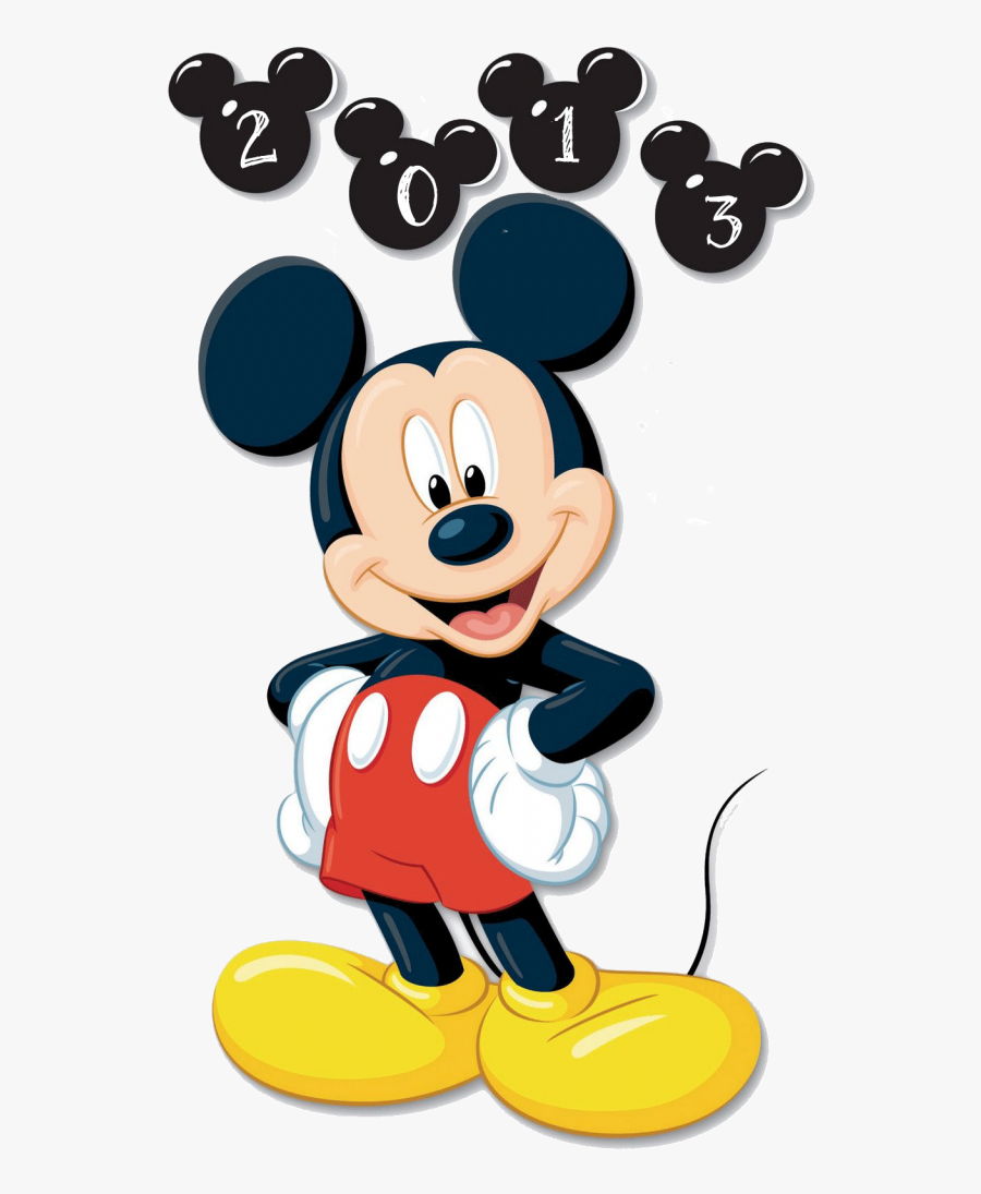 2013 Mickey - Mickey Mouse Birthday, Transparent Clipart