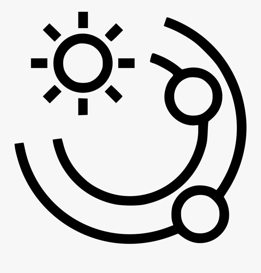 Transparent Png Planets - Solar System Icon Png, Transparent Clipart
