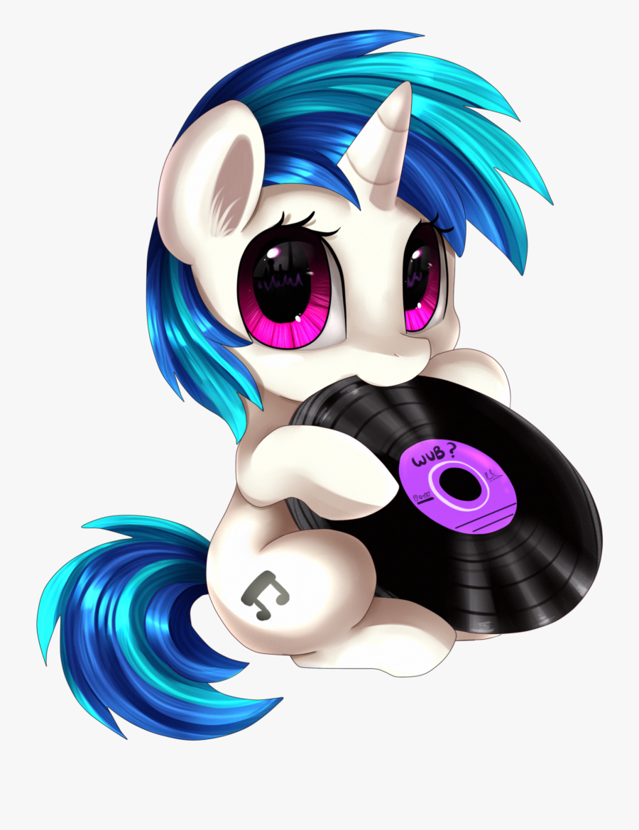 Clip Art Transparent Download Artist Pridark Cute Dj - Mlp Vinyl Scratch Cute, Transparent Clipart