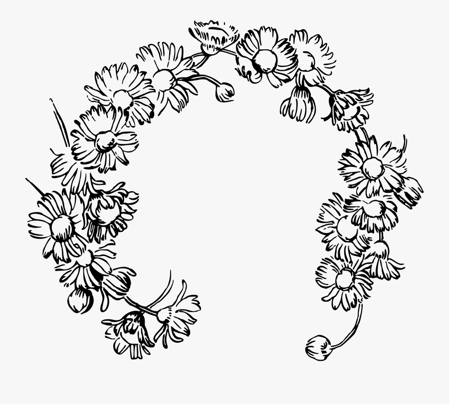Daisy Chain - Daisy Chain Drawing, Transparent Clipart