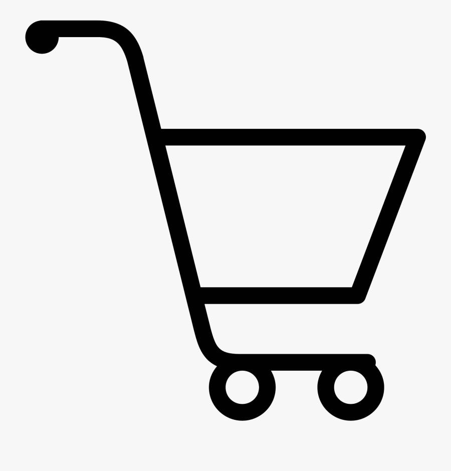 Online Shop Black And White, Transparent Clipart