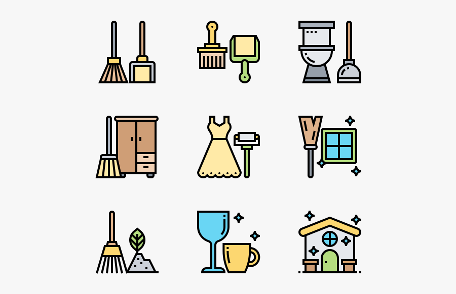 Cleaning - Hiphop Icon Png, Transparent Clipart